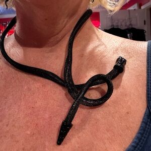 Black Snake Necklace